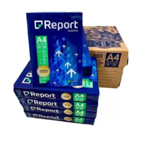 Caja de papel Report A4 – 5 resmas (75 g, extra blanco)